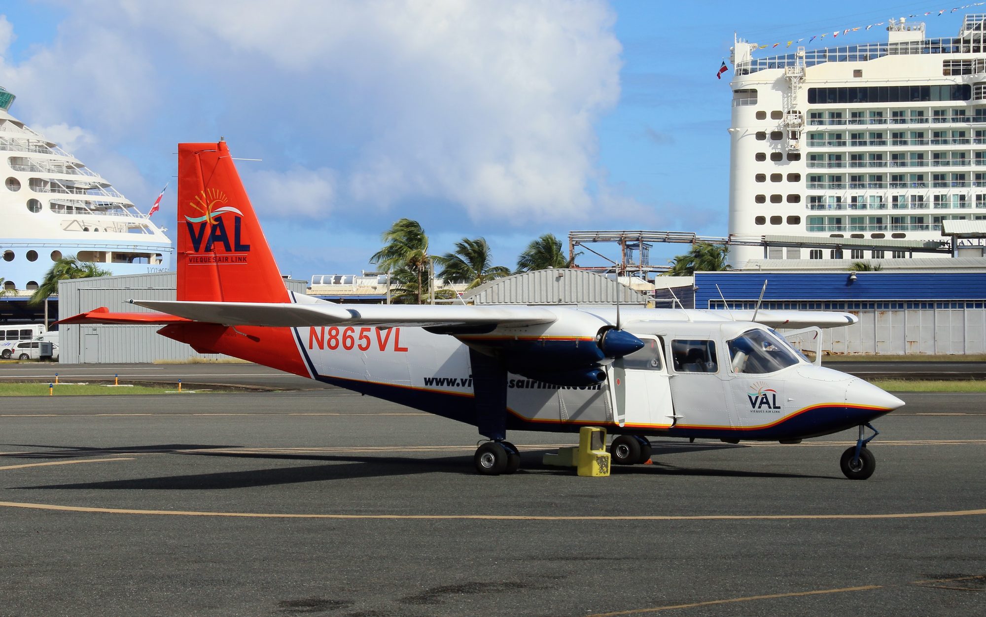 N865VL Britten-Norman BN-2A-26 Islander Vieques Air Link San Juan Fernando Luis Ribas Dominicc 22.1.23i (52700201527)