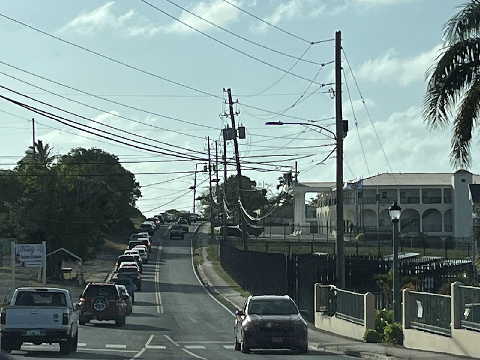 North side road in St Croix, USVI