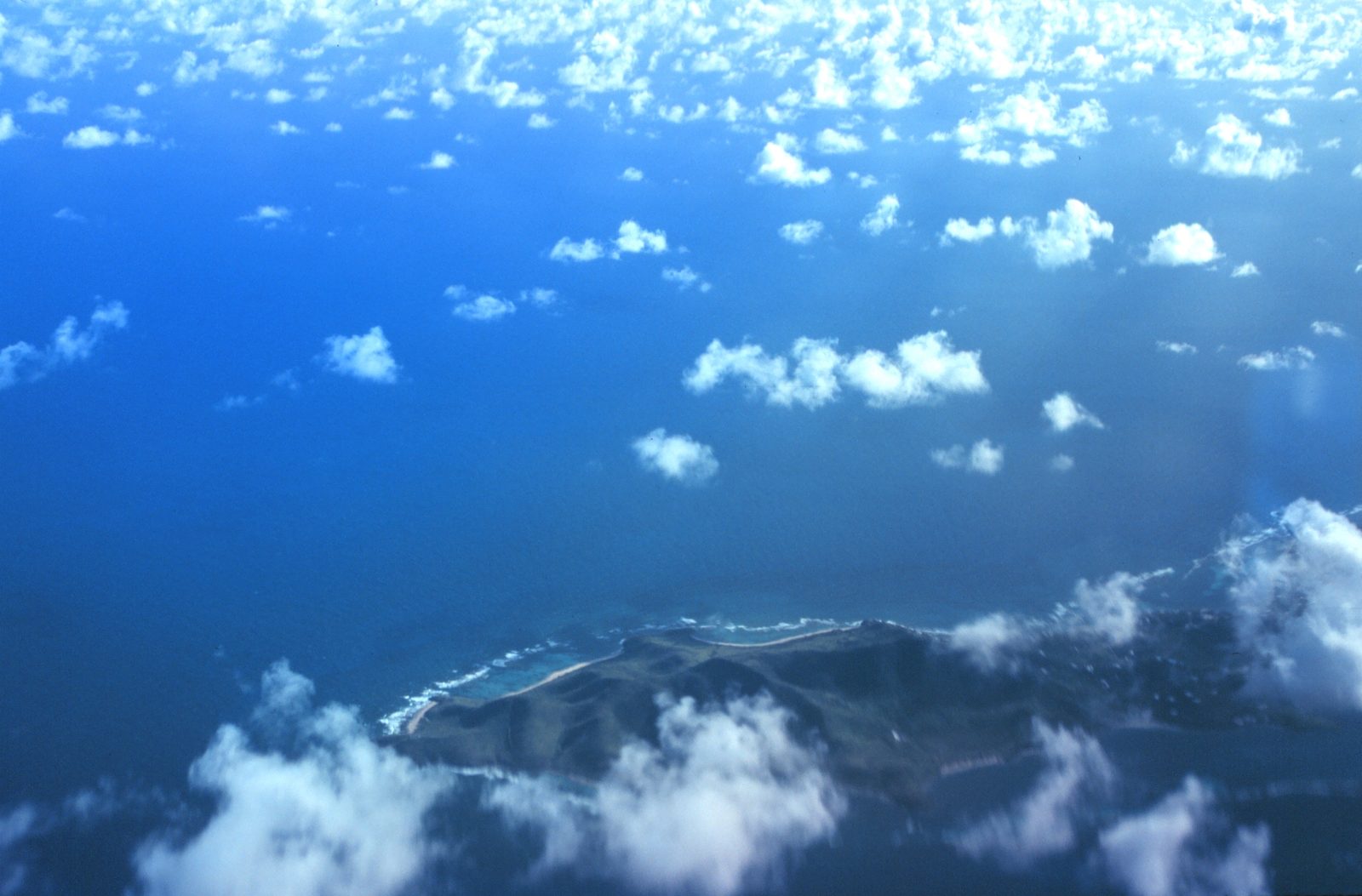 The rugged East End headland at Point Udall, St. Croix, above the Caribbean Sea