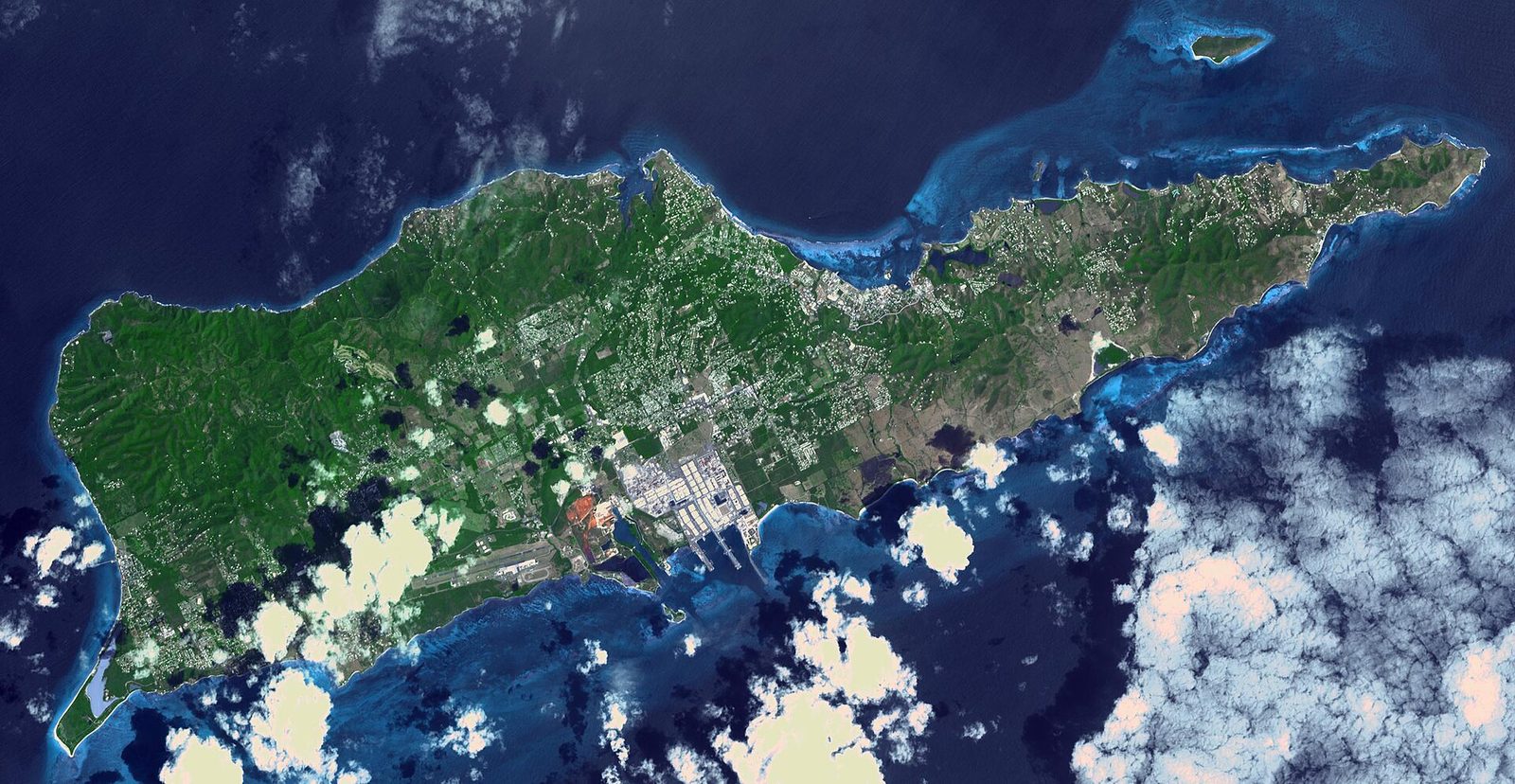 St Croix, US Virgin Islands (ASTER)